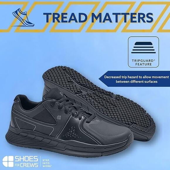 Shoes for Crews Women's Falcon II Slip Resistant Food Service Work Sneaker (10) - Picture 6 of 6